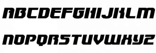 Speedwagon Expanded Italic Schriftart Groß