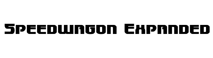 Speedwagon Expanded  baixar fontes gratis