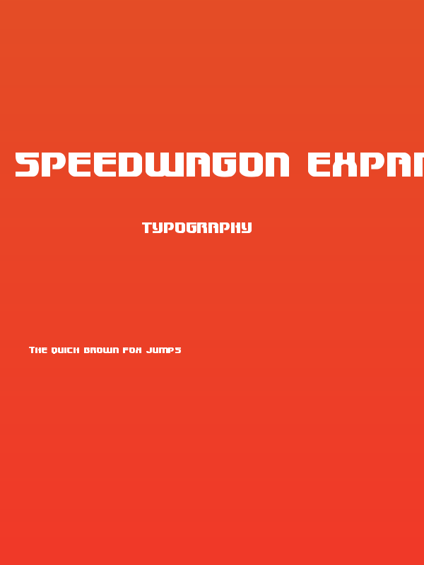 Speedwagon Expanded Poster
