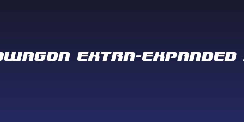 Speedwagon Extra-Expanded Italic Social Header