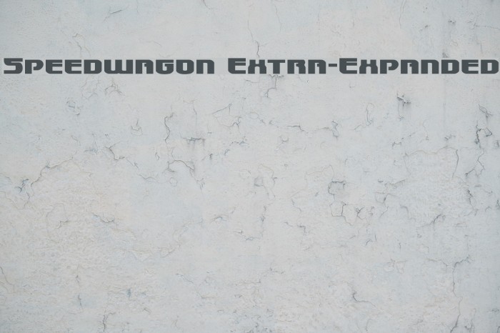 Speedwagon Extra-Expanded Example 2