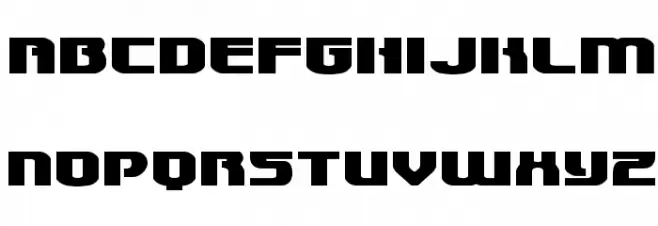 Speedwagon Extra-Expanded Font Litere mici
