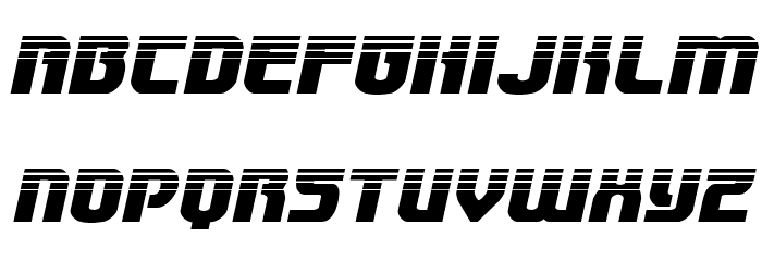 Speedwagon Halftone Italic Font LOWERCASE