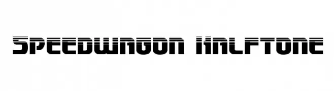 Speedwagon Halftone  Frei Schriftart Herunterladen