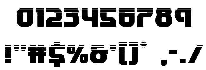 Speedwagon Halftone Font OTHER CHARS