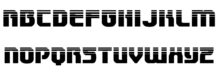 Speedwagon Halftone Font LOWERCASE