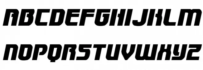 Speedwagon Italic Schriftart Groß