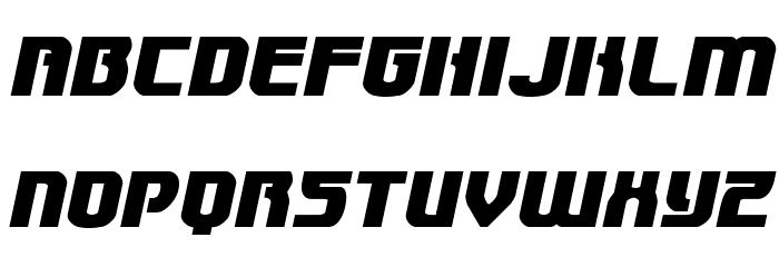 Speedwagon Italic Font LOWERCASE
