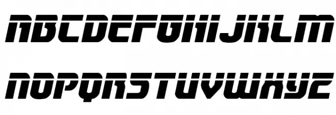 Speedwagon Laser Italic Шрифта ВЕРХНИЙ