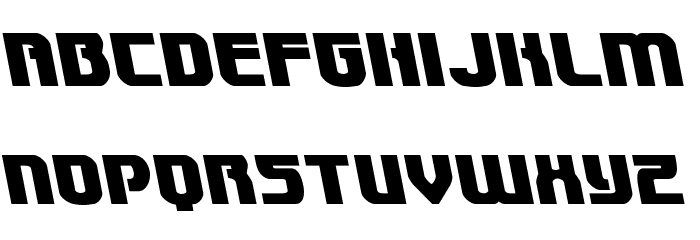 Speedwagon Leftalic Font LOWERCASE