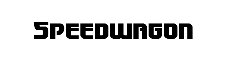 Speedwagon  Fuentes Gratis Descargar