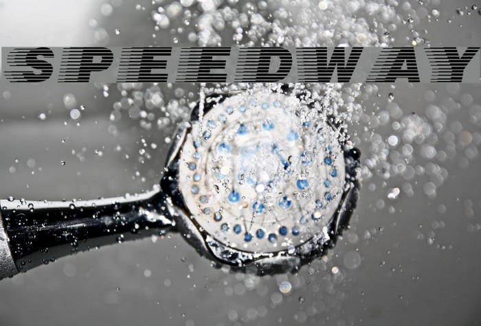 Speedway Font examples