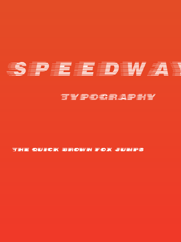 Speedway Poster