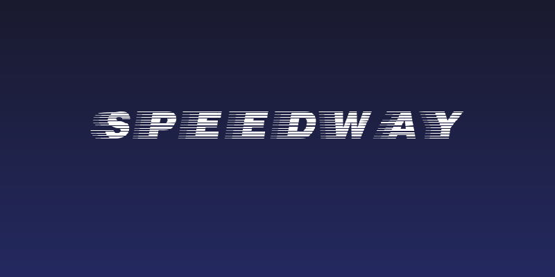 Speedway Social Header