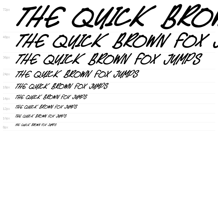 Speedy Marker Italic Waterfall