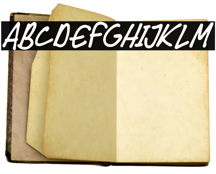 Speedy Marker Font examples