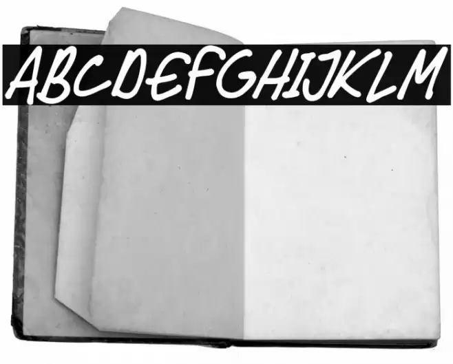 Speedy Marker Font examples