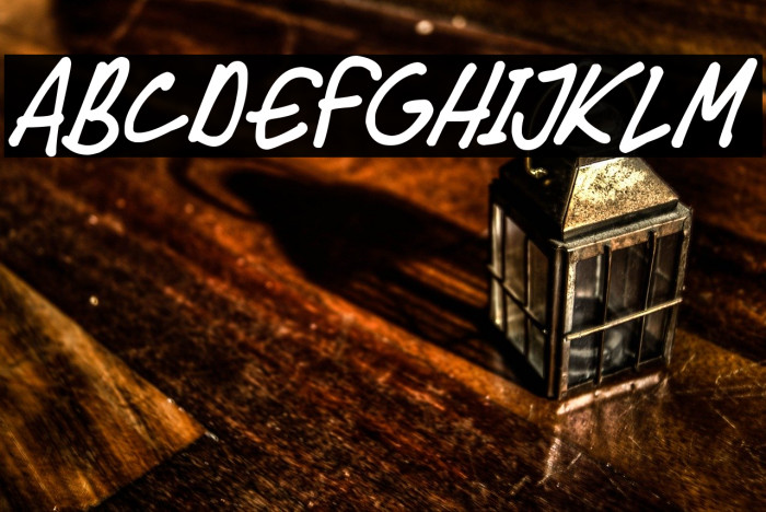 Speedy Marker Font examples