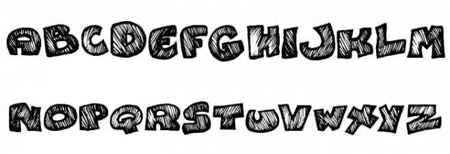 Speedy Font UPPERCASE