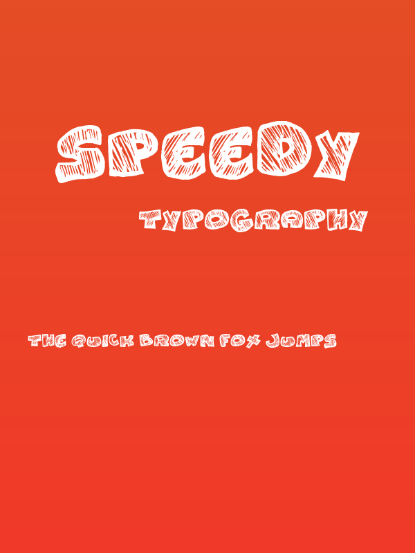 Speedy Poster