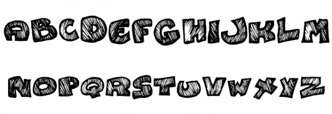 Speedy Schriftart Kleinbuchstaben