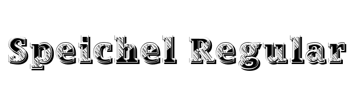 Speichel Regular  Free Fonts Download