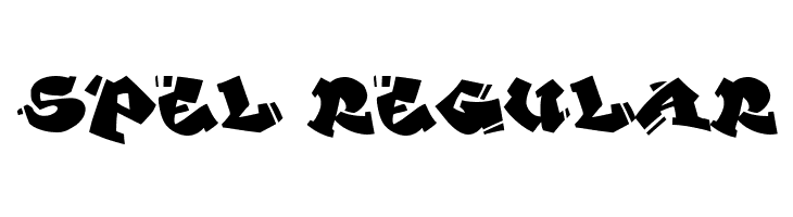 Spel Regular フォント