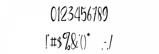 Spellbound - personal use Font OTHER CHARS