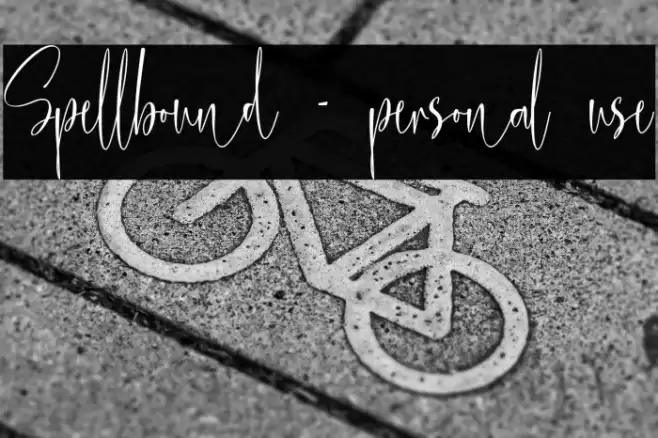 Spellbound - personal use Font examples