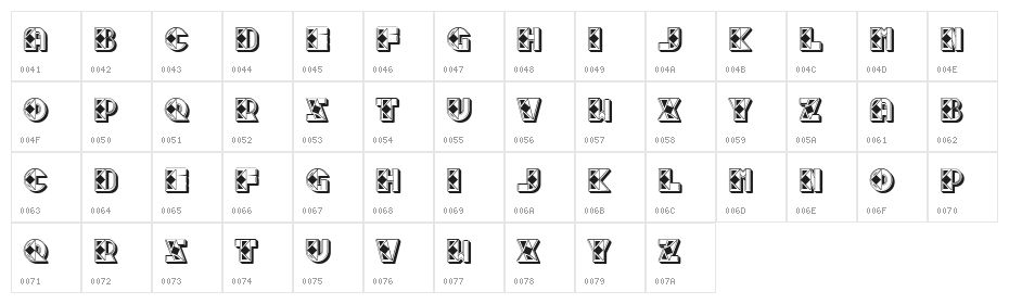 Spelling Extravagant Regular Character Map
