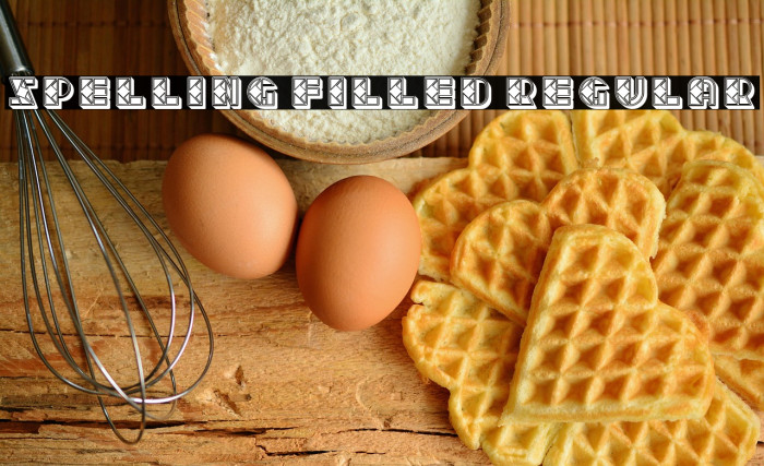 Spelling Filled Regular Example 2