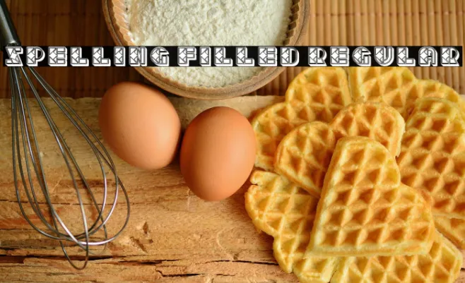 Spelling Filled Regular Example 2