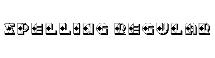 Spelling Regular  フリーフォントのダウンロード