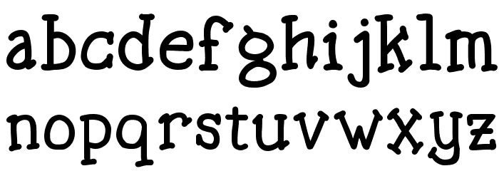 Spellstone Font LOWERCASE