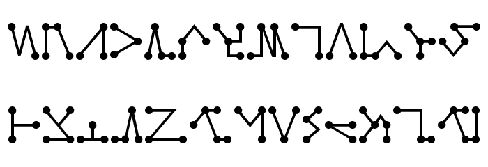Spellweaver Nodes Font LOWERCASE
