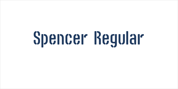 Spencer Regular Logo