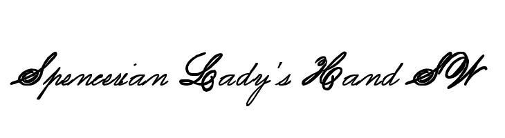 Spencerian Lady's Hand SW  لخطوط تنزيل
