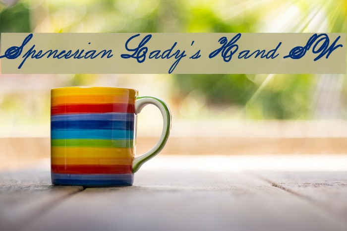 Spencerian Lady's Hand SW Font examples