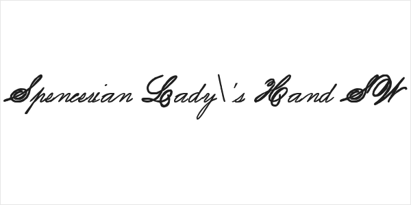 Spencerian Lady's Hand SW Logo