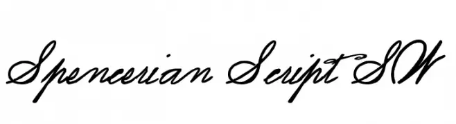 Spencerian Script SW  Free Fonts Download