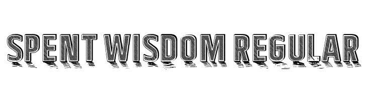 Spent Wisdom Regular  Free Fonts Download