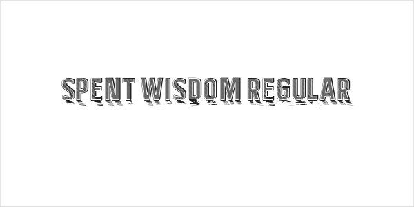 Spent Wisdom Regular Logo