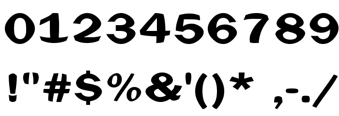 Sphericals Font OTHER CHARS