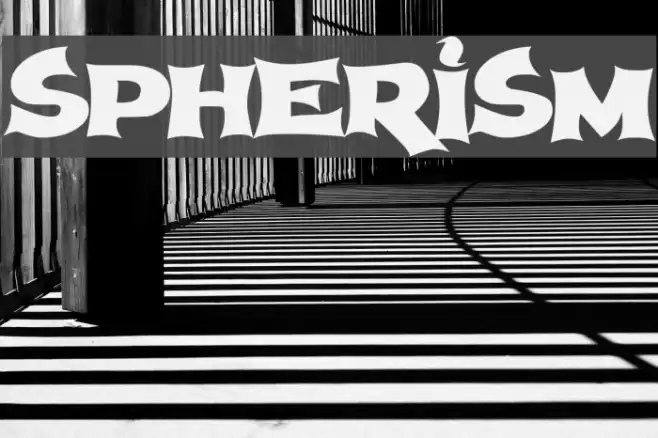 Spherism Font examples