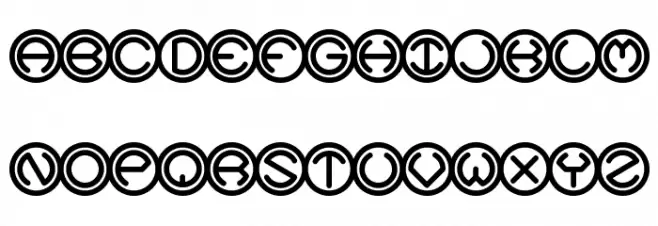 Spheroids BRK फ़ॉन्ट लोअरकेस