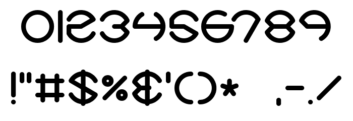 Spheroids X -BRK- Font OTHER CHARS