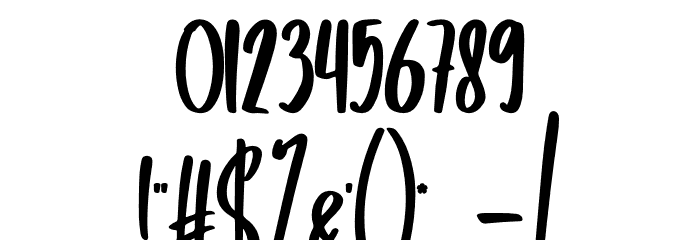 Sphones Font OTHER CHARS