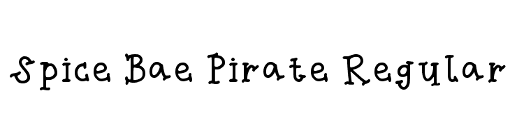 Spice Bae Pirate Regular  font caratteri gratis