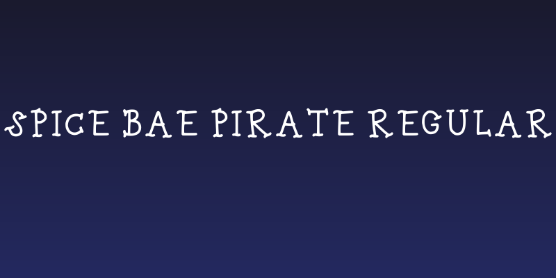 Spice Bae Pirate Regular Social Header