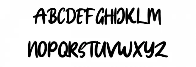 Spice Girl Regular Schriftart Groß